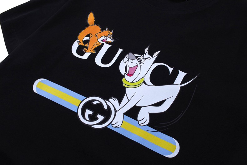 Counter quality is stable and goods are sufficient. Main promotion. 【Brand】: Gucci 【Model Number】: X-66060036048 Short T 【Size】: S - 5XL 【Color】: Black, Apricot 【Fabric】: Pure cotton Sorona, Fine workmanship without a wire head, essential for casual and sports wear. The highest quality available on the market! - Image 6