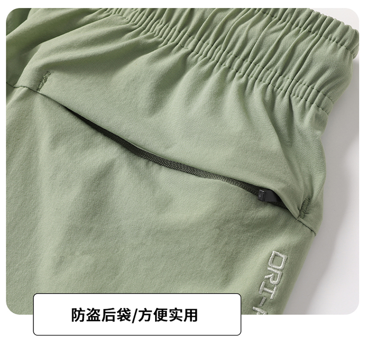 C8899042054 Summer Nike Shorts Embroidered, Three Identical 70D Nylon Print Matching, Black, Light Green, S - 2XL - Image 6