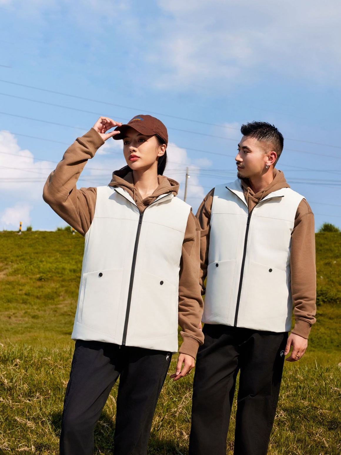 Customizable Men Women's High Quality Graphene Warm Collar Jacket Autumn Winter Windproof Waterproof Outdoor Vest Logo Casual - Image 6