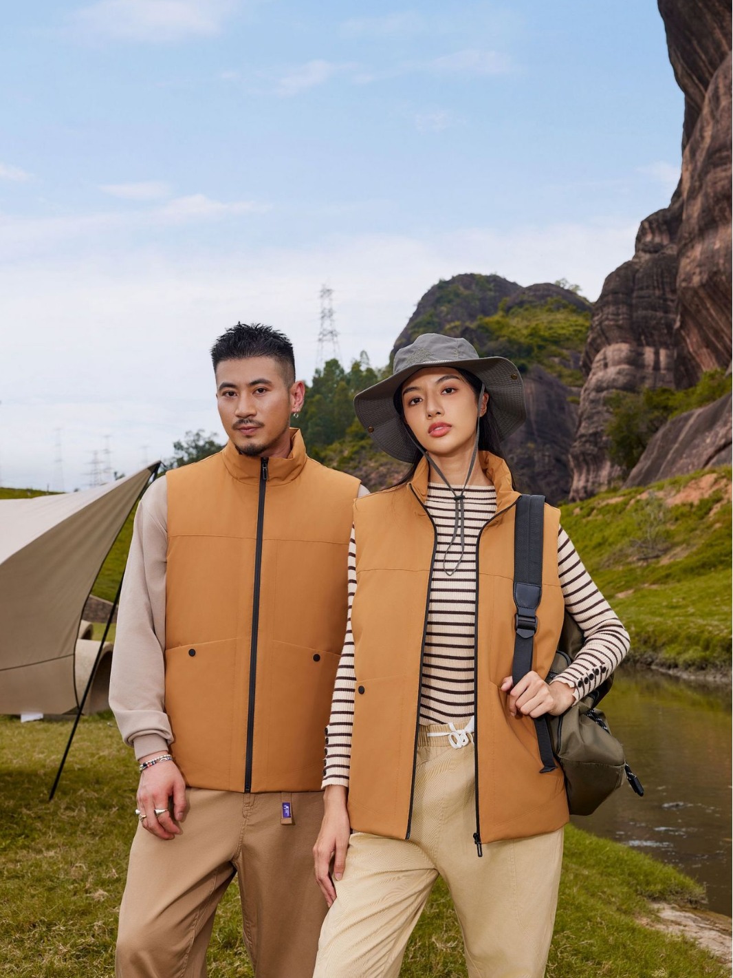 Customizable Men Women's High Quality Graphene Warm Collar Jacket Autumn Winter Windproof Waterproof Outdoor Vest Logo Casual - Image 5