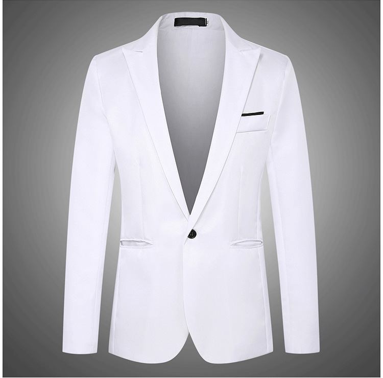 Men's Business Casual Slim Small Suit New Fashion European American Jacket Pants XL Wedding Shirt Included Single Breasted - Image 6