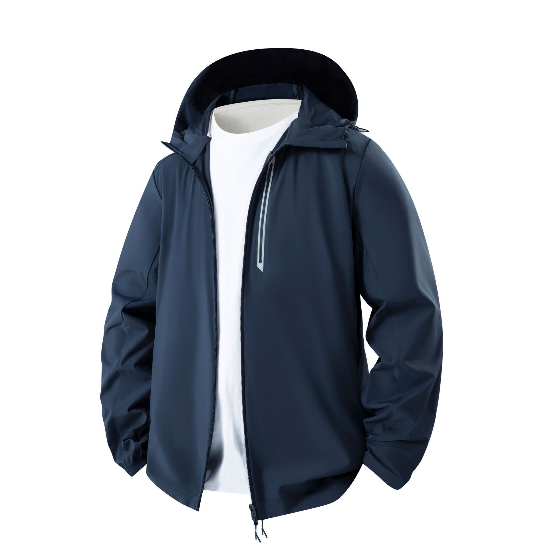 Men's Women's High Quality 70D Nylon Summer Jackets New Stand Casual Sun Protection UV Protection Breathable Stretchable Canvas - Image 6