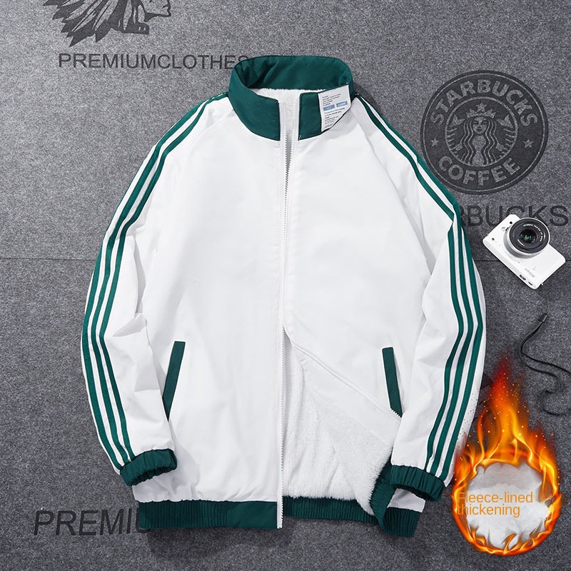 Autumn Winter Men's Trendy Thickened Cotton-Padded Coat Casual Heated Jacket with Pull Factory Direct Sales Air Shipping - Image 4