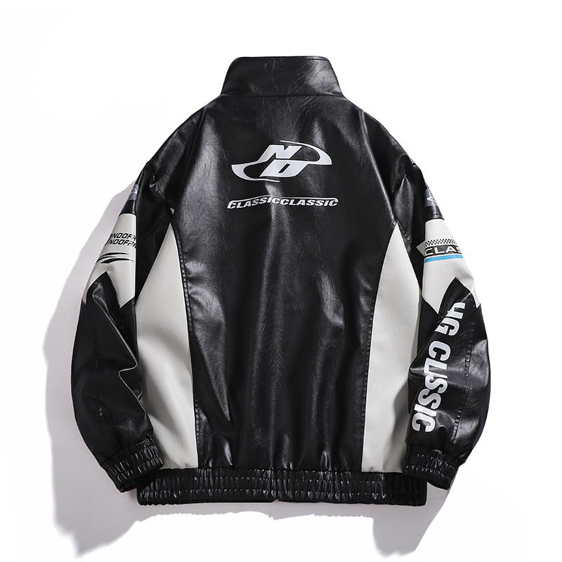 Men's High Quality Casual PU Leather Winter Coat with Heated Wool Long Motorcycle Jacket Zipper Closure OEM Service Available - Image 5