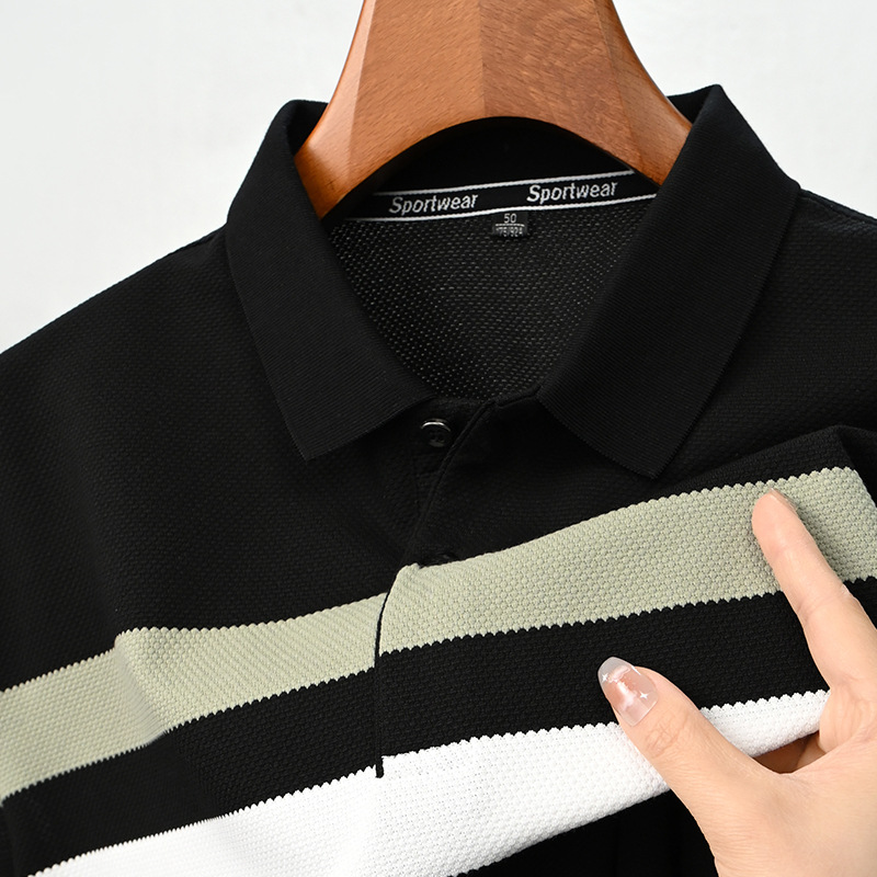 Premium Heavyweight Cotton Acid Washed Black T-Shirt Short Sleeve with Buttons black t shirt men's t-shirts - Image 2