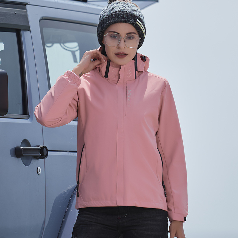 High Quality Three-in-One Two-Piece Corporate Outdoor Jacket for Men Women New Cold-Proof Warm-Keeping Knitted Techniques - Image 4