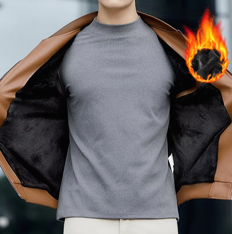 New High Quality Hooded Bomber Genuine Leather Jacket Men's Motorcycle Pattern Casual Imported Goatskin Coat - Image 2