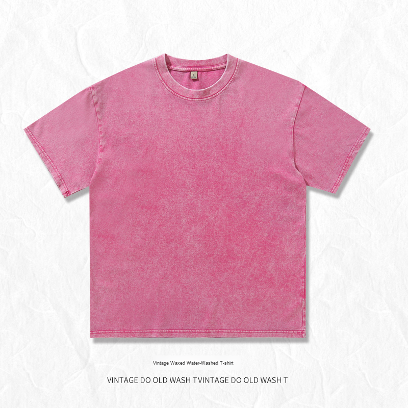 Unisex 100% Pure Cotton Short-Sleeved T-Shirt for Summer Retro Trend Two-Open Tie-Dye Comfortable Versatile 220g Fabric 3D - Image 4