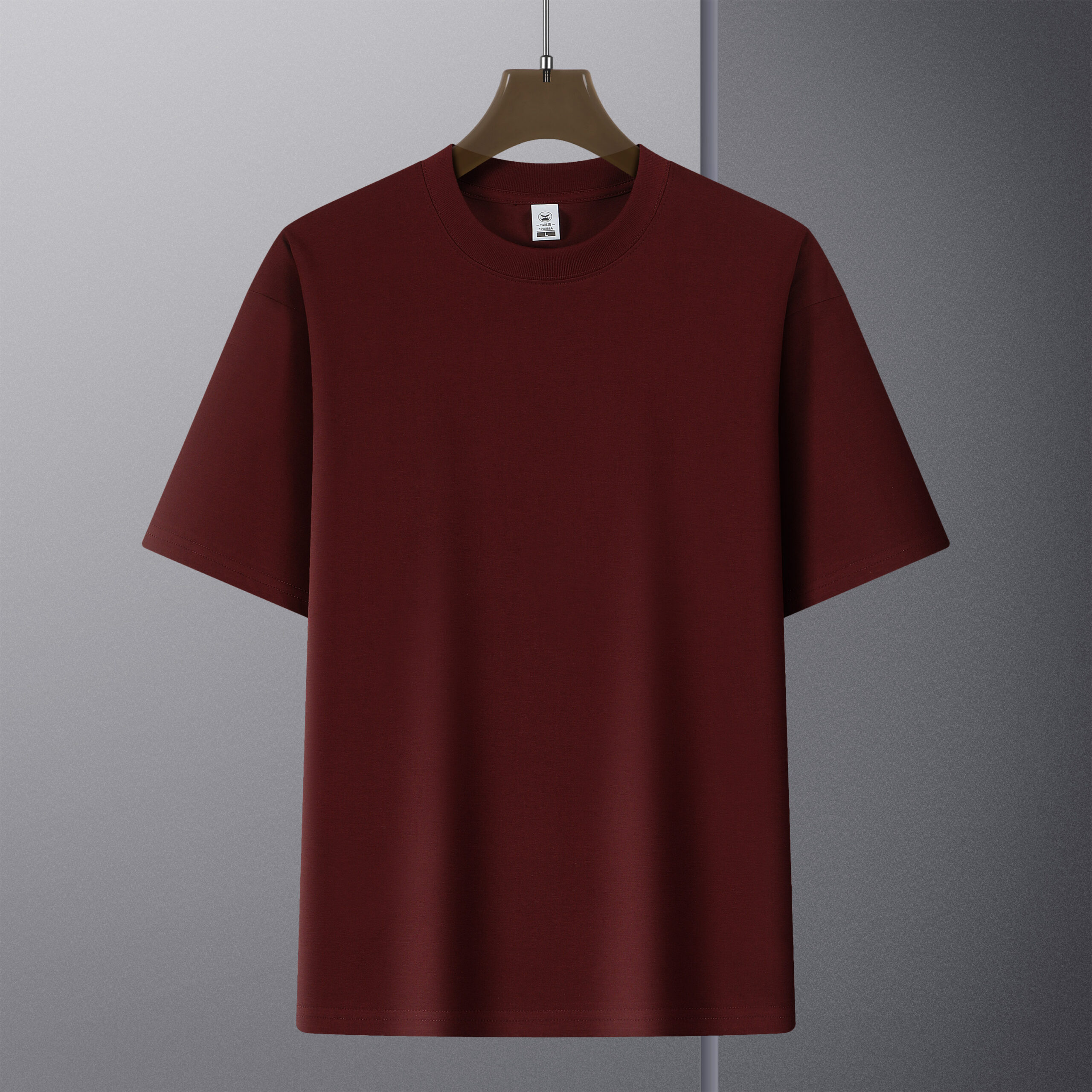 Men's Casual Half Sleeve T-Shirt 100% Cotton High Quality Trendy Short Sleeve Outfit Blank Design for Couples - Image 2