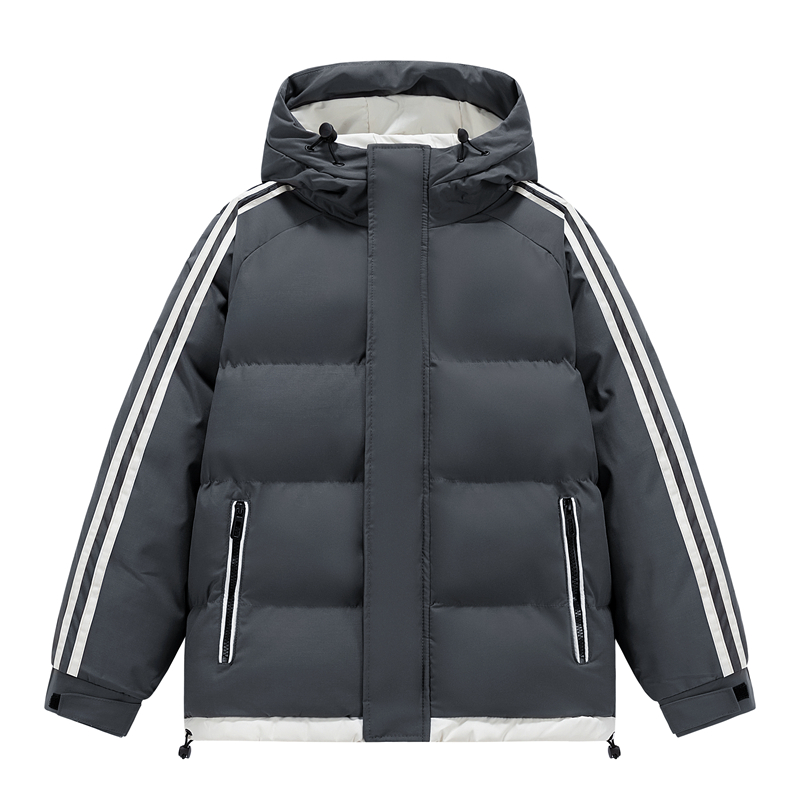 San Francisco 49ers Hooded Jacket Men Red Duck Canvas Work Coat Zipper Closure Casual Style Cotton Filling Sport Blazer Inspired - Image 2