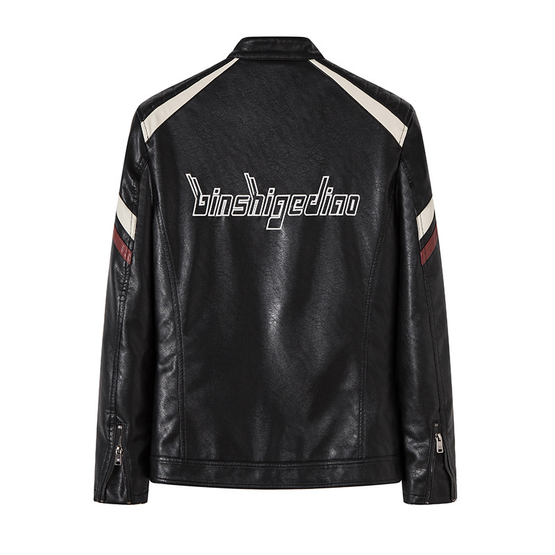 2025 Men's Winter Jacket High Quality Leather XL Plus Size Coat Crocheted Weave Regular Sleeve Bomber for Running Casual Long - Image 2