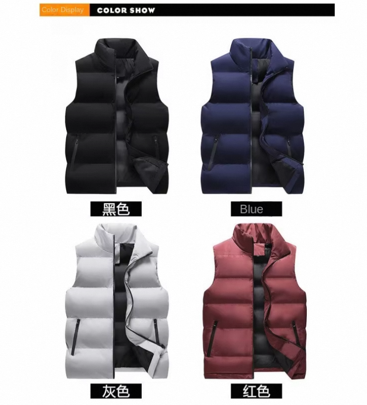 Autumn Winter Vest Men Casual Outwear Warm Sleeveless Jackets Chalecos Para Hombre Male Fashion Waistcoat 5XL Vests Gilet - Image 2