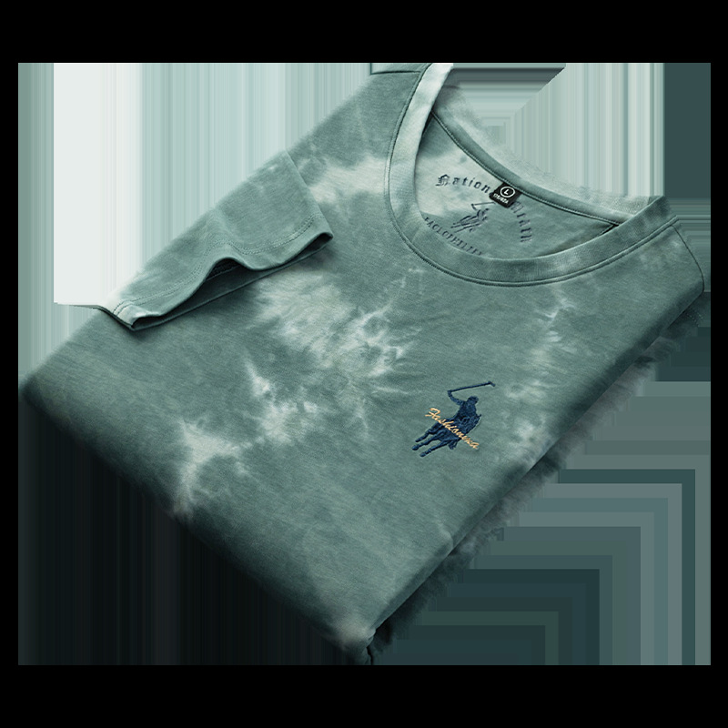 Men's High Quality Cotton Blend for Polo Shirt Solid Color Summer T-Shirt Breathable Plus Size XL Light Print Embroidered Jersey - Image 5