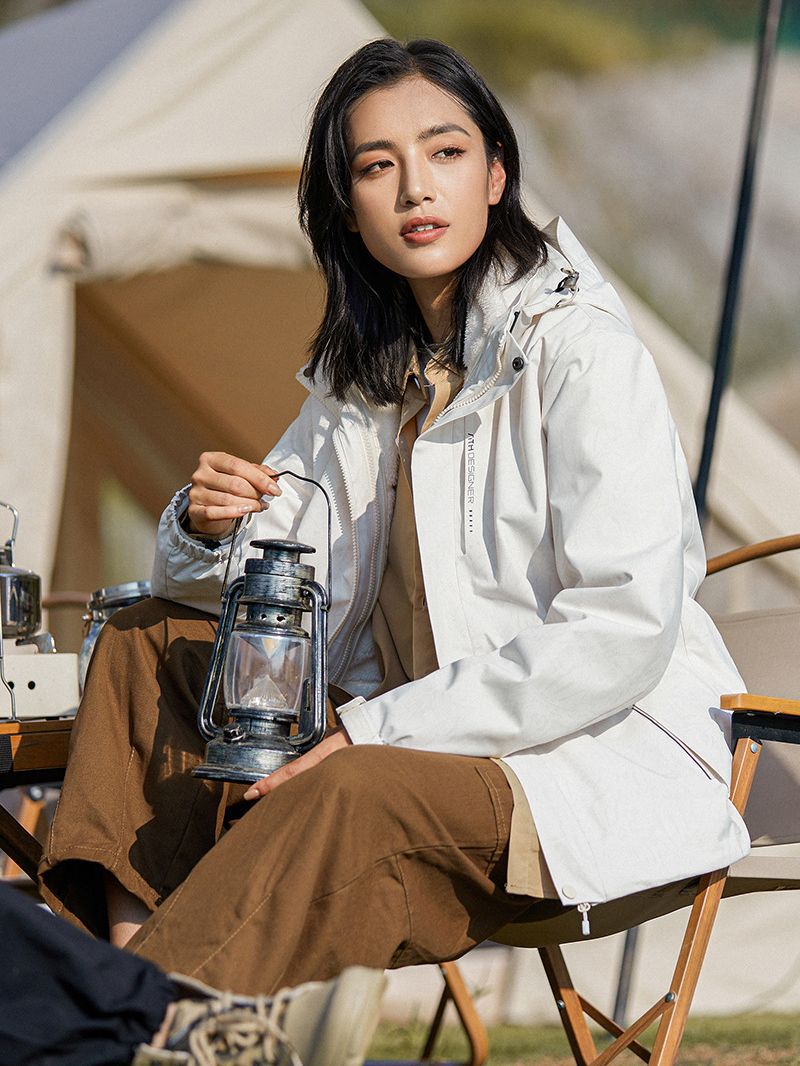 Unisex Men's Women's Three-in-One Double-Sided Coral Fleece Liner Warm Thickened Two-Piece Outdoor Overalls Winter Jacket Style - Image 4