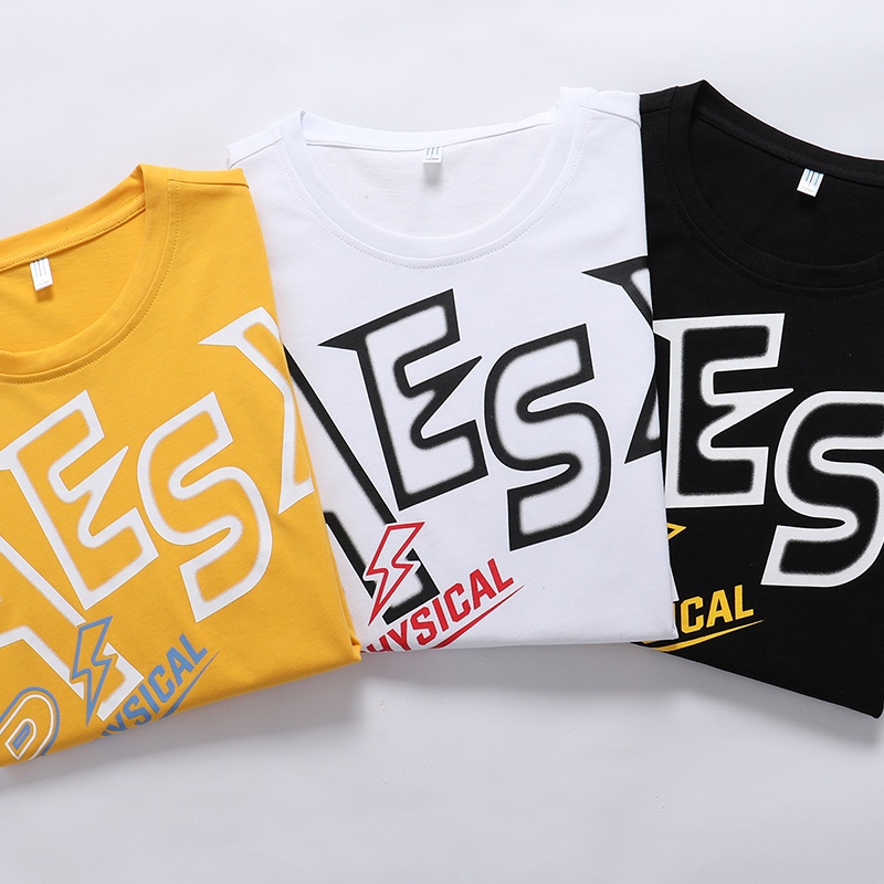 Women's & Men's Cotton T-Shirts Custom Graphic Boxy Short Sleeve Design Heavyweight 3D Patterned T-Shirt - Image 5