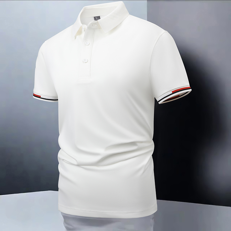 High Quality Pure Cotton Summer Business Polo Shirt Simple Casual Design Solid Color Short Loose Fit Breathable-for Teams XL - Image 2