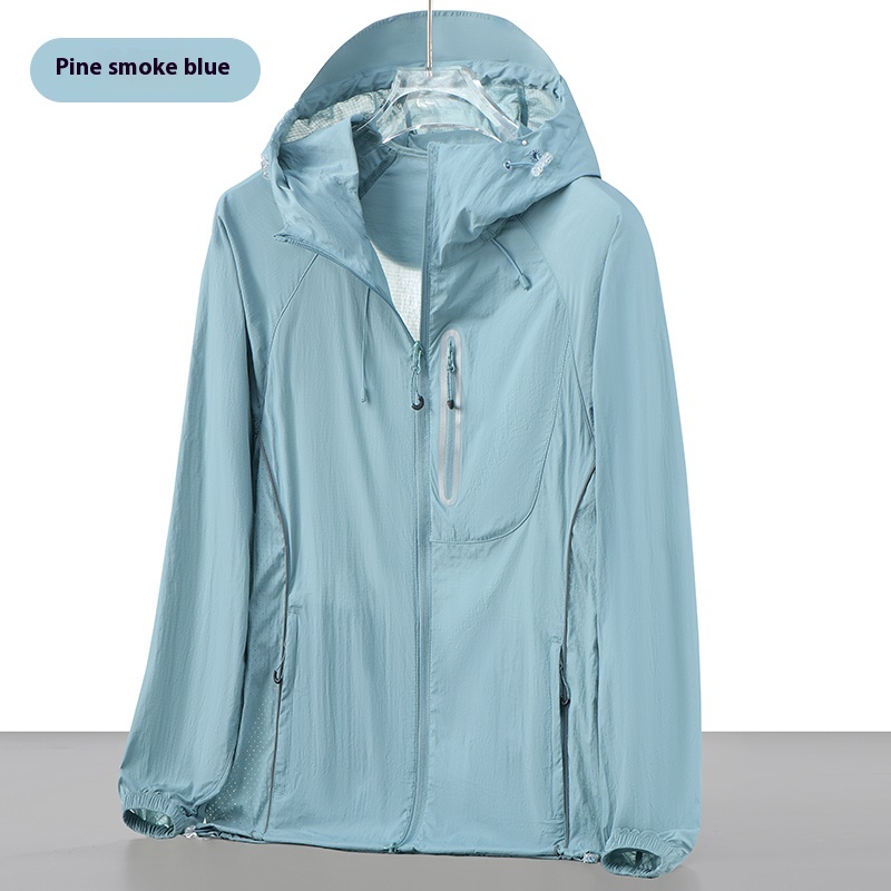 Quick-Drying Summer Outdoor Cycling Clothing Two-Open Ice Silk Protective Skin Clothing for Men Women Sun Protection Clothing - Image 5