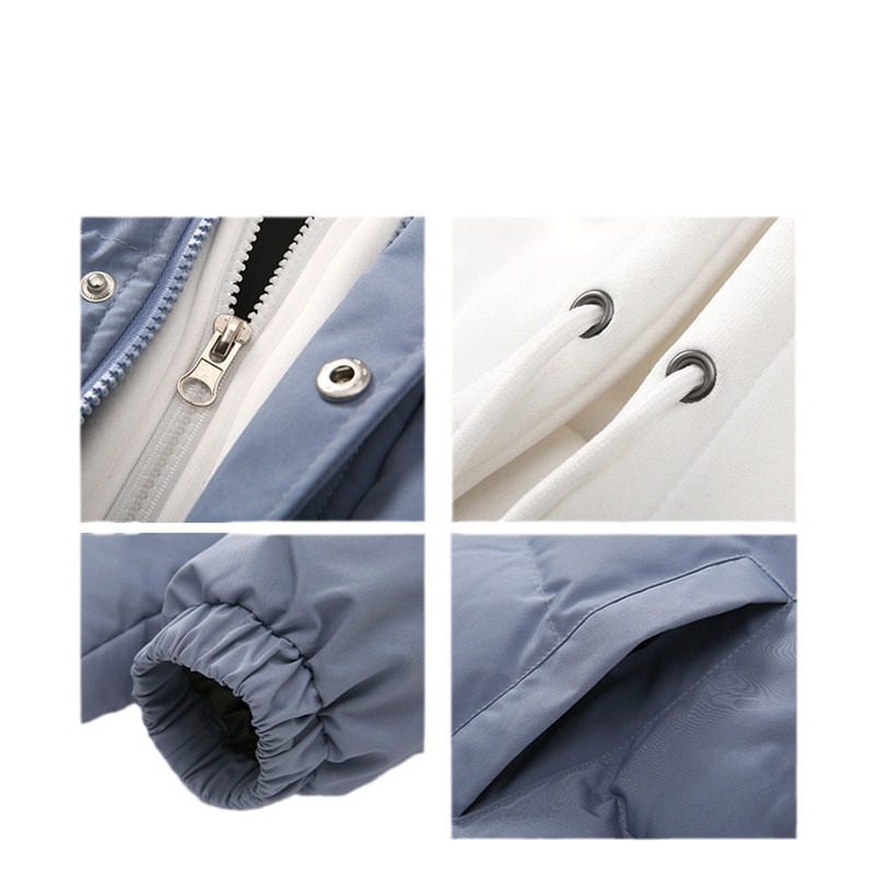 New Arrival Men's Winter Thickened Hooded Overalls Coat Cotton-Padded Quilted Jacket Stand Heated Wholesale Foreign Trade - Image 5