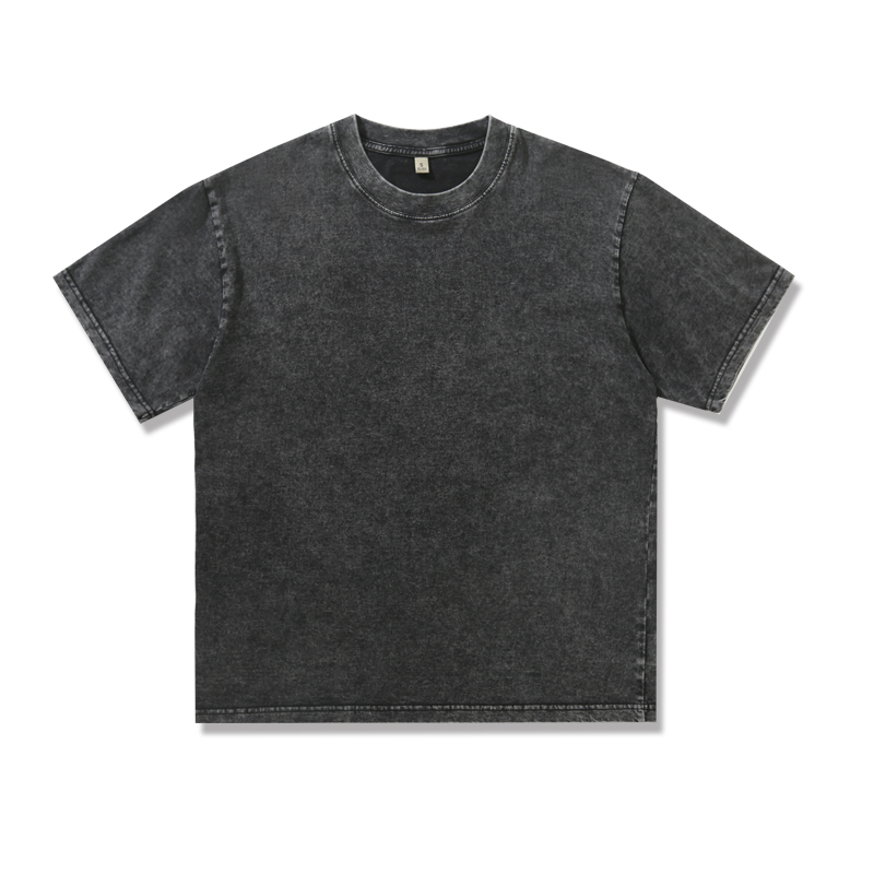 Unisex 100% Pure Cotton Short-Sleeved T-Shirt for Summer Retro Trend Two-Open Tie-Dye Comfortable Versatile 220g Fabric 3D - Image 3