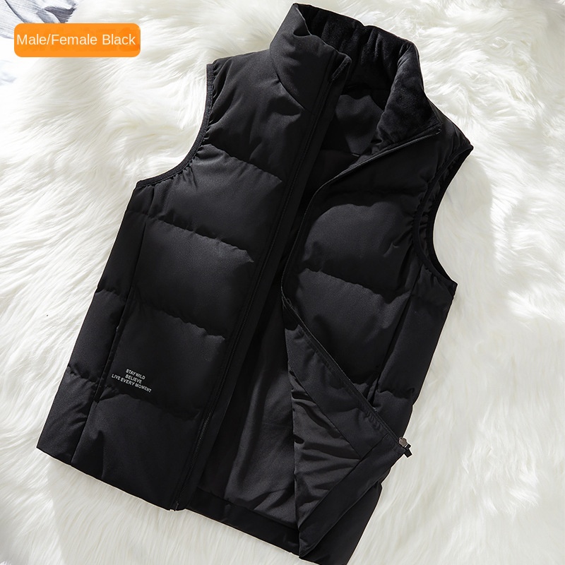 Customizable Men's Nylon Vest Mandarin Collar Thick Warm Breathable Casual Style for Winter Sports Outdoor Work Logo Included - Image 6