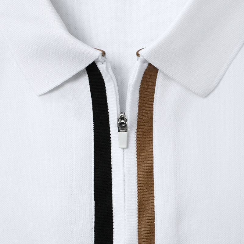 2024 New Summer Men's Cool Sense Solid T Shirts Comfortable Breathable Jersey Top Lapel Short Sleeve Casual Business Polo Golf - Image 3