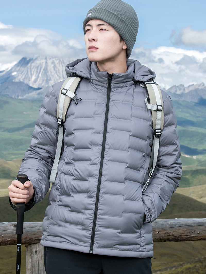 Women's Lightweight Graphene 24 New PC Material Hooded Trench Cold-Proof Warm Winter Sports Jacket Men's down Outerwear - Image 4