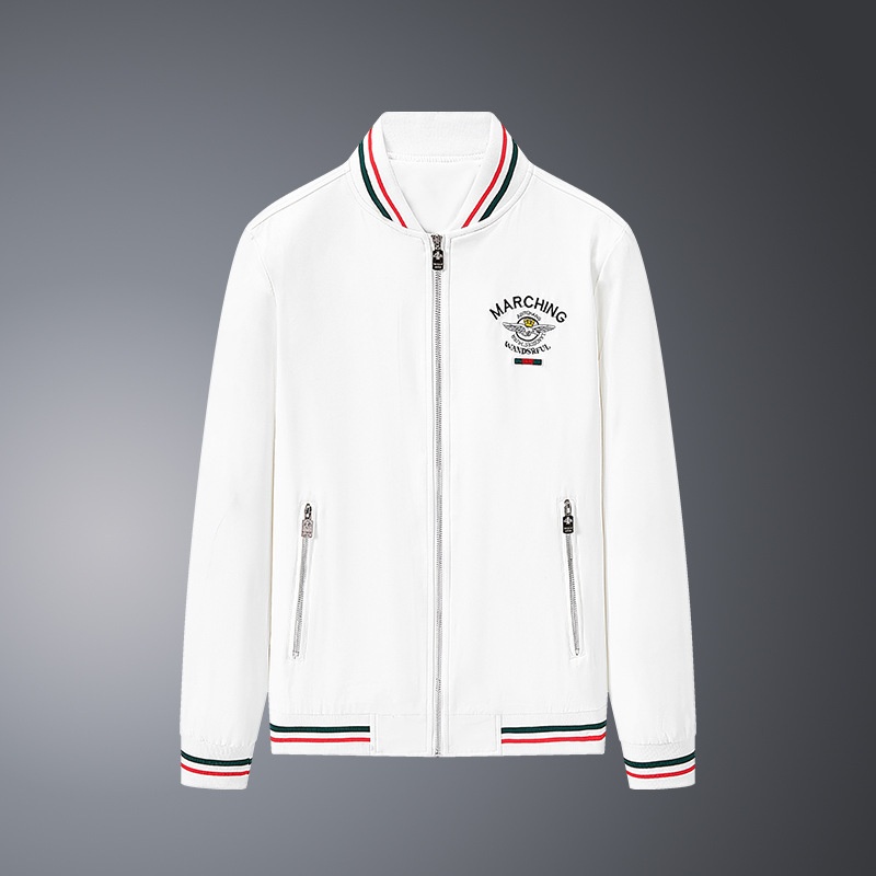 Men's Luxury European Style Varsity Jacket New Arrival Heavy Industry Embroidery Baseball Uniform Stand Easy Match for Spring - Image 3