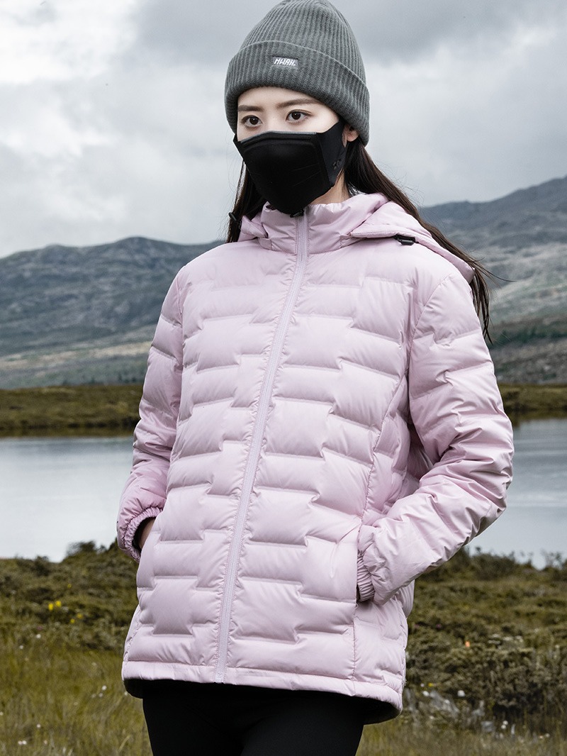 Women's Lightweight Graphene 24 New PC Material Hooded Trench Cold-Proof Warm Winter Sports Jacket Men's down Outerwear - Image 5