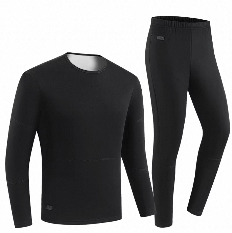Women's and Men's Casual Winter Thermal Wear Set Breathable and Warm YARN DYED Woven Standard Wholesale Heating Underwear - Image 3