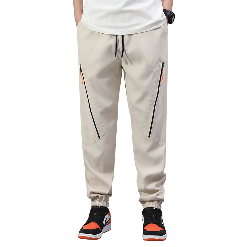 New Spring Summer Men's Cargo Pants Multi-Pocket Breathable Windproof Cordura Trendy Outdoor Casual Pants Mid Waist Print Logo - Image 5
