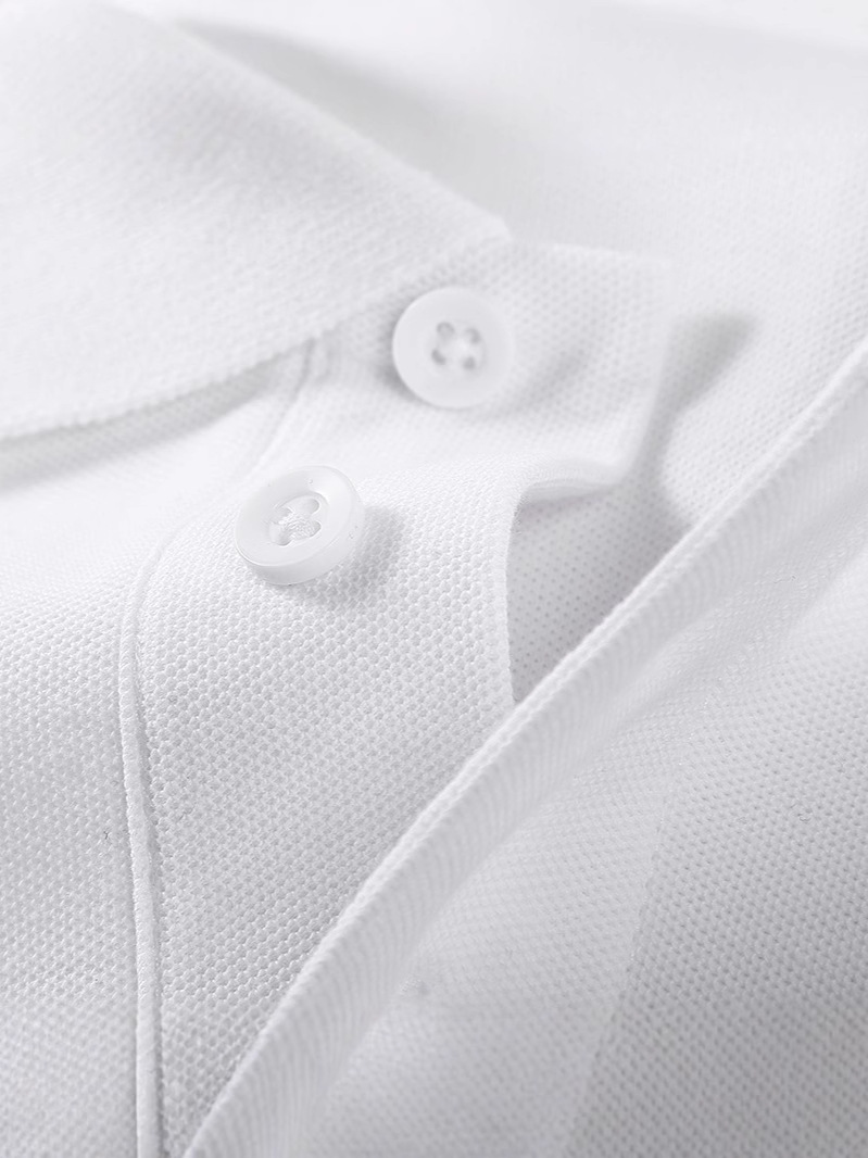 100% Pure Cotton Men's Short Length for Polo Shirt High Quality Printed Pattern Embroidered Technique Button Golf Summer Knitted - Image 4