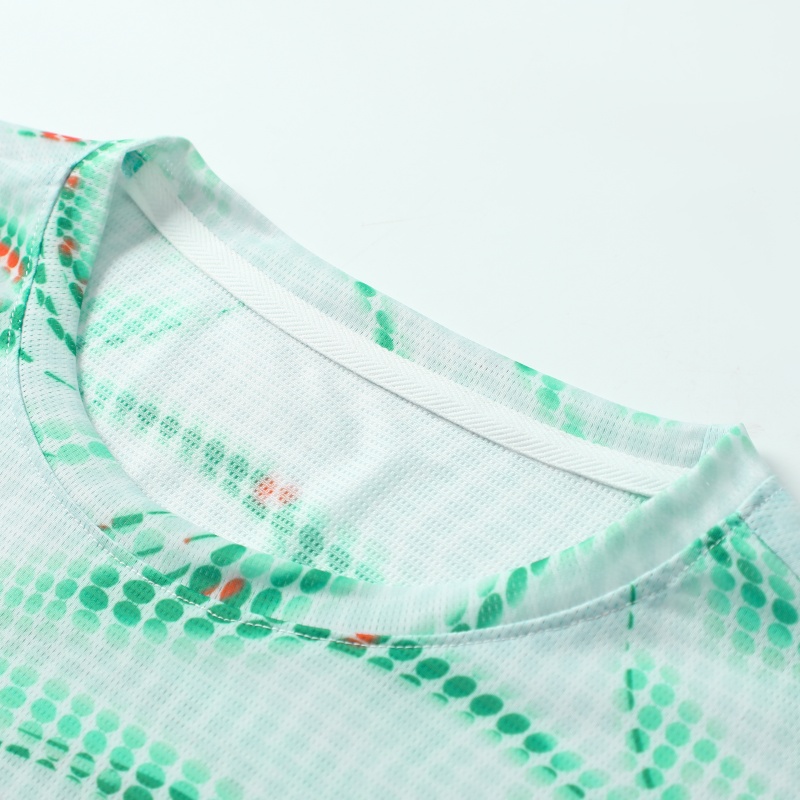 Men's Casual Summer Sports T-Shirt New Plus Size 100% Polyester Breathable Half Sleeve Loose Fit Solid Pattern Jersey - Image 3