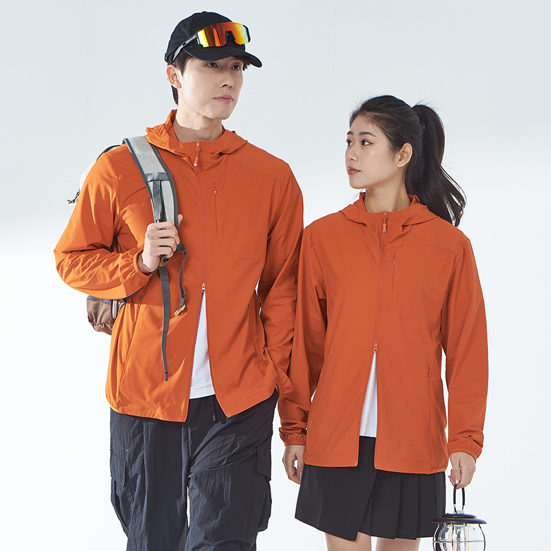 New Summer Outdoor Ultra-Thin Quick-Dry Jackets for Men Women Sun Protection Suit UV Breathable Cool Solid Zipper XL Nylon - Image 3