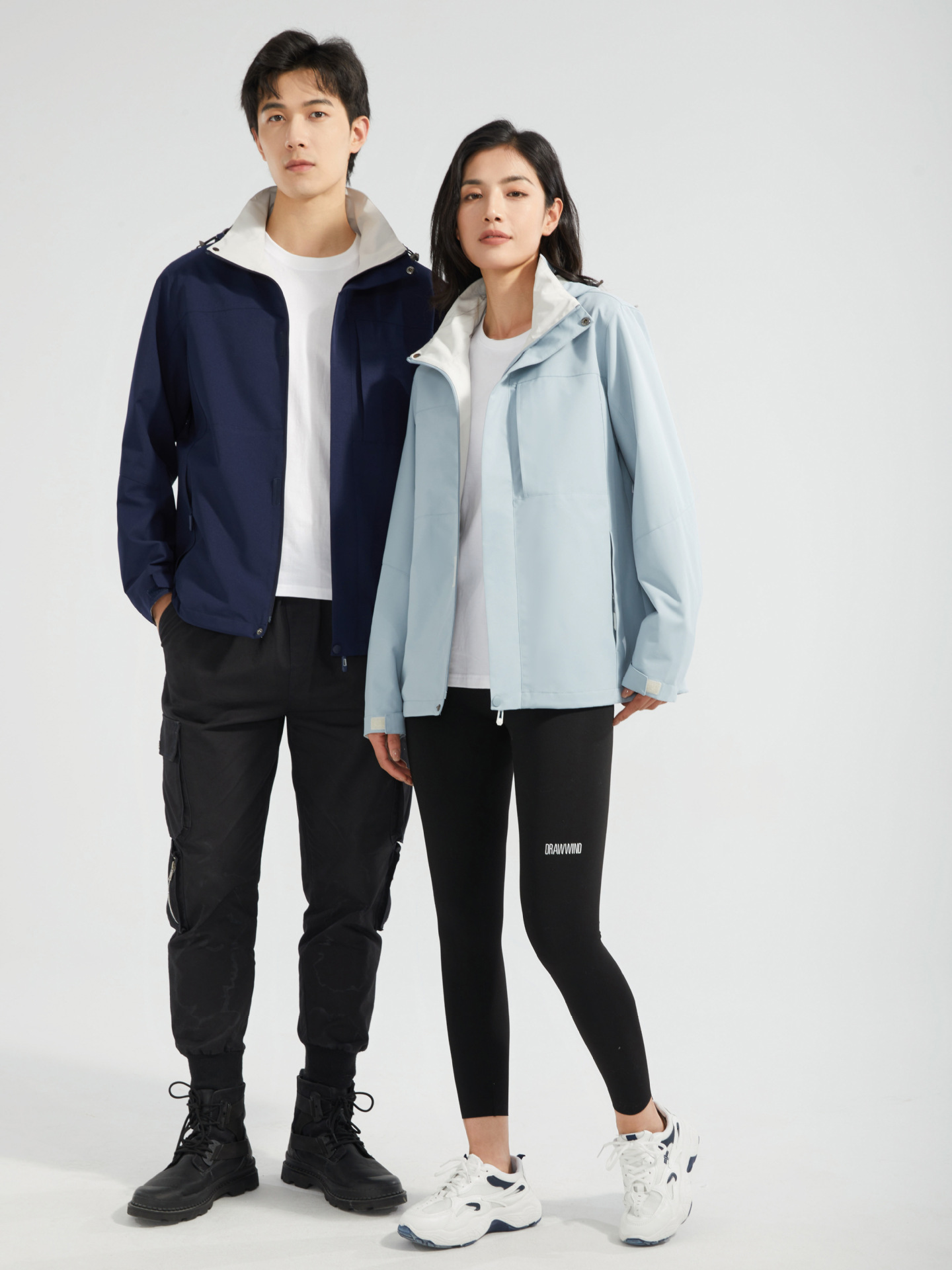 Unisex Spring Autumn Outdoor Single-Layer Jacket Men's Women's New Design Waterproof Breathable Zipper Travel Mountaineering - Image 6