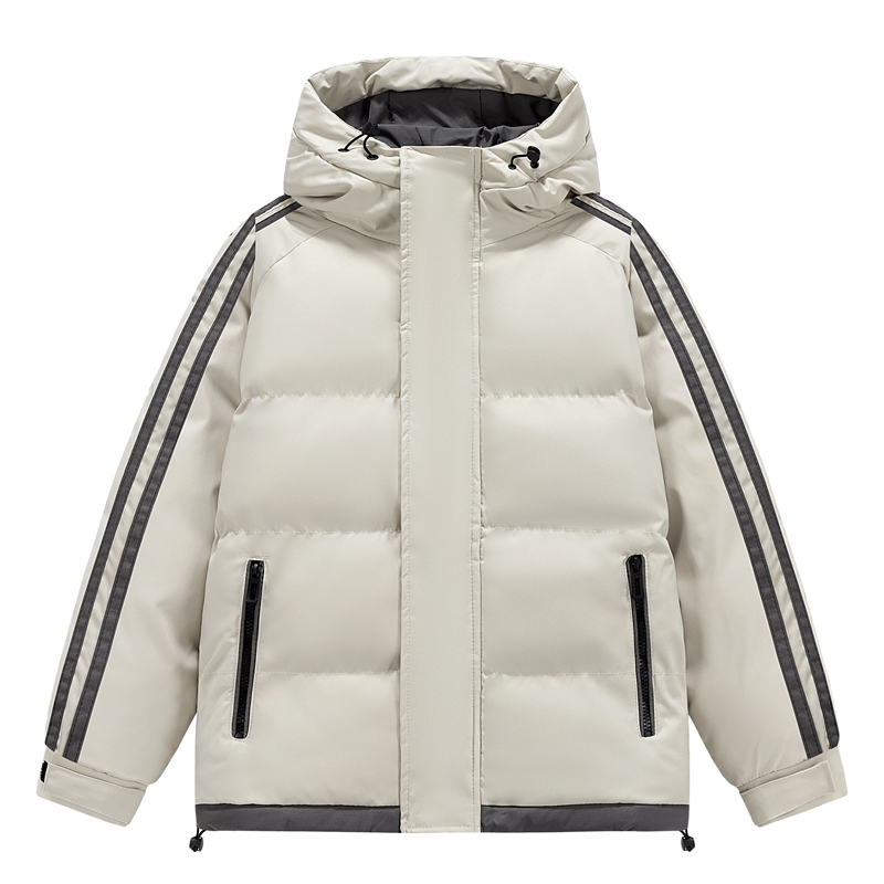 San Francisco 49ers Hooded Jacket Men Red Duck Canvas Work Coat Zipper Closure Casual Style Cotton Filling Sport Blazer Inspired - Image 3