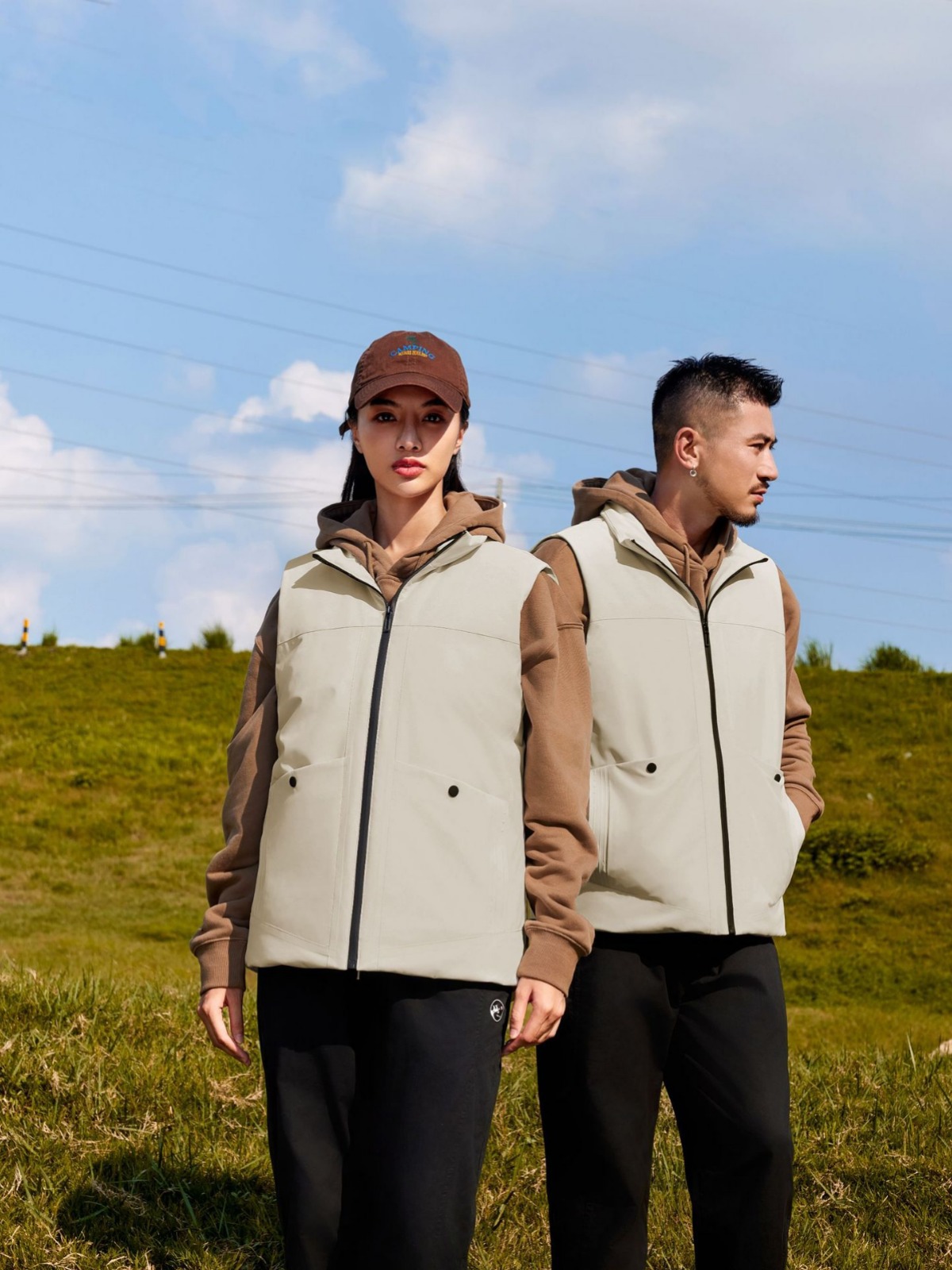 Customizable Men Women's High Quality Graphene Warm Collar Jacket Autumn Winter Windproof Waterproof Outdoor Vest Logo Casual - Image 3