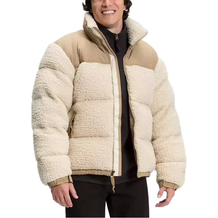 Wholesale New Fashionable Men's Plus Size Fleece Jacket Casual Stand Zipper with Embroidered Patchwork Design for Winter - Image 3