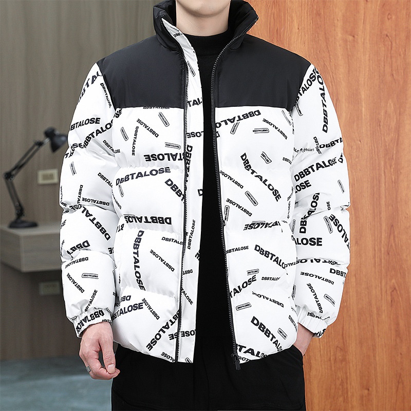 Men's Casual Winter Coat Solid Color Regular Fit Jacket with Zipper Comfortable Woven Polyester Coat Solid Pocket Down Series - Image 6