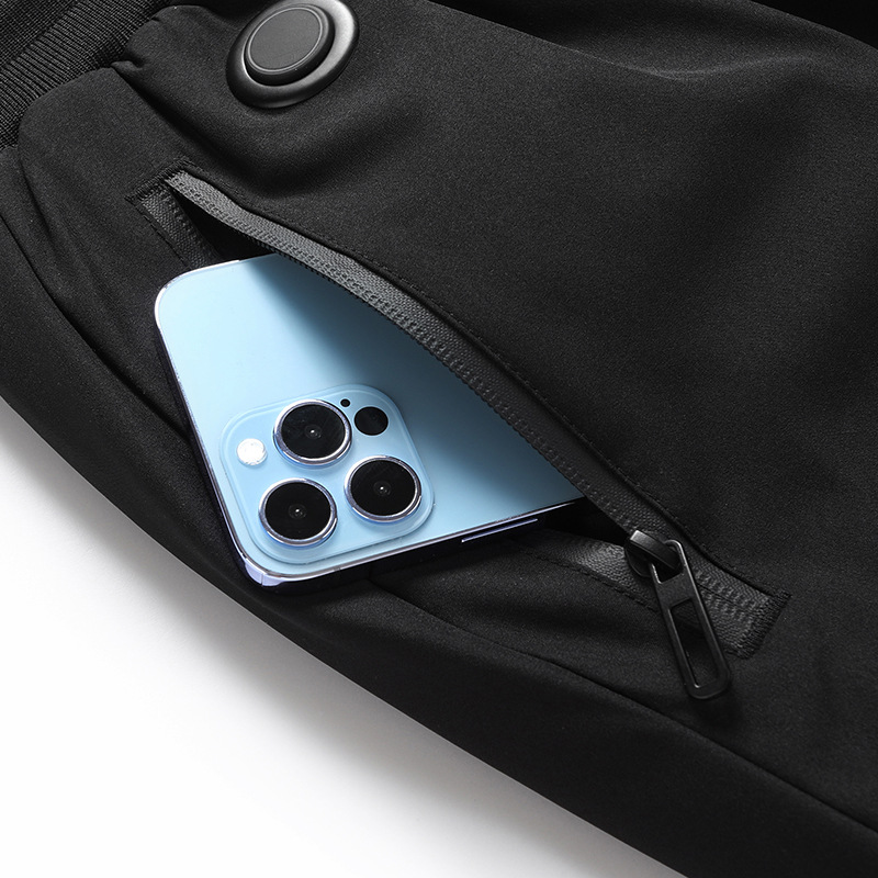 Zone 8 Men's Smart Heating Cotton Pants Elastic Waist Casual Intelligent Temperature Control Trousers for Autumn Winter Straight - Image 4