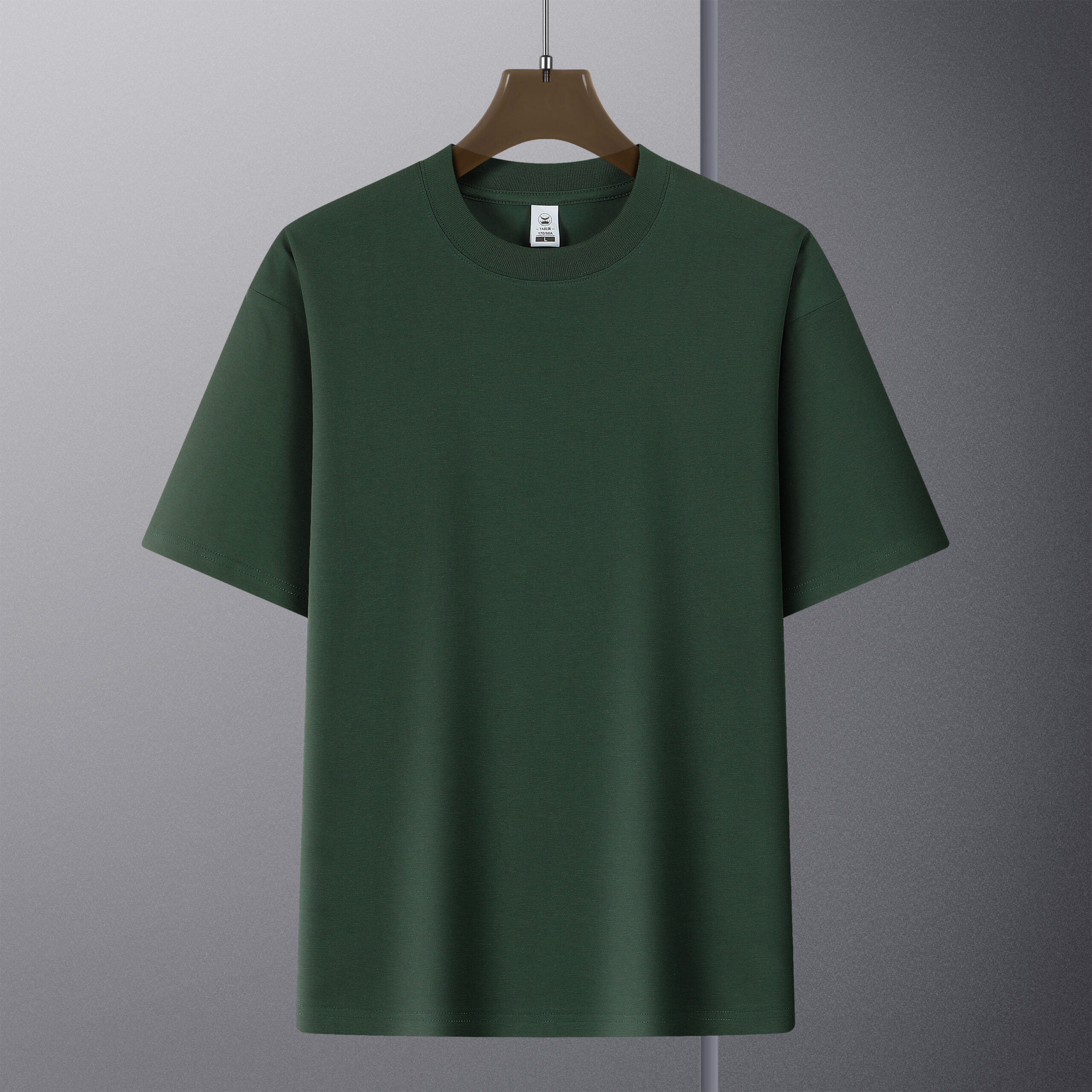 Men's Casual Half Sleeve T-Shirt 100% Cotton High Quality Trendy Short Sleeve Outfit Blank Design for Couples - Image 3