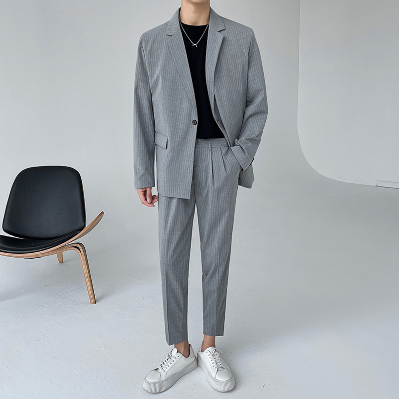 Men's XL Size Casual Sweat Pants Printed Polyester Woven with Single Breasted Button Closure Zipper Fly Wholesale Printed Suit - Image 6