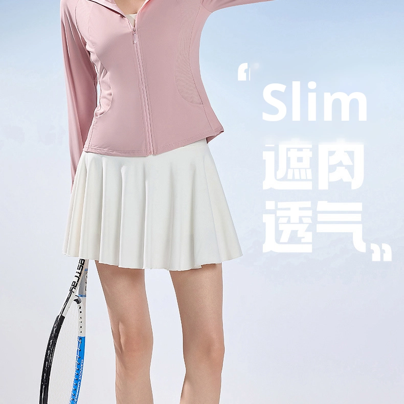 High Quality Summer UV Protection UPF 50 Women's Quick-Dry Ice Silk Jacket Breathable Nylon Spandex Coat Sun Rash Guard - Image 6