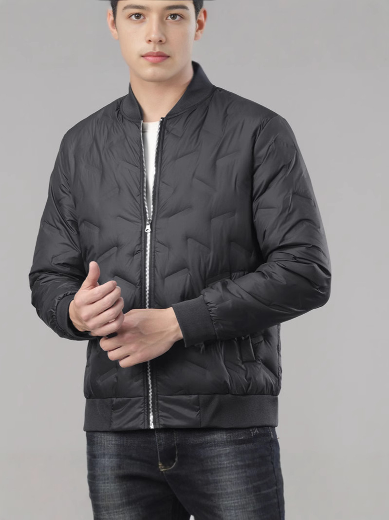 Men's Famous Brand High Visibility Orange Snow Hooded down Jacket Durable Trench Outerwear with down Fill - Image 4