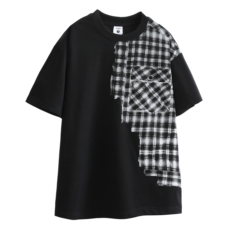 Men's Trendy Summer Cotton T-Shirt Youth Brand Polos O-Neck Short-Sleeved Ice Silk Print Casual Style T-controlled Price Knitted - Image 5