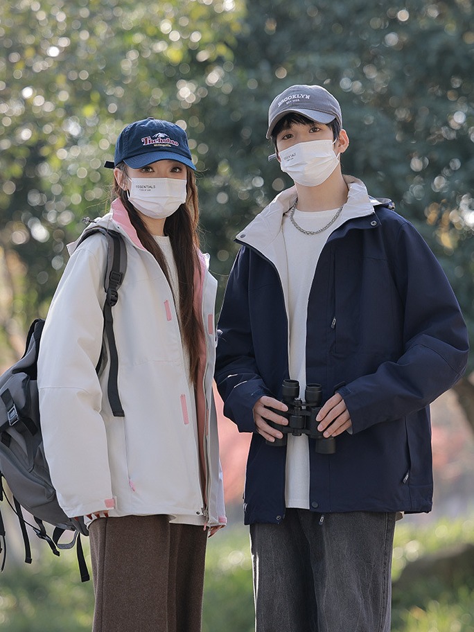 Unisex Spring Autumn Outdoor Single-Layer Jacket Men's Women's New Design Waterproof Breathable Zipper Travel Mountaineering - Image 2