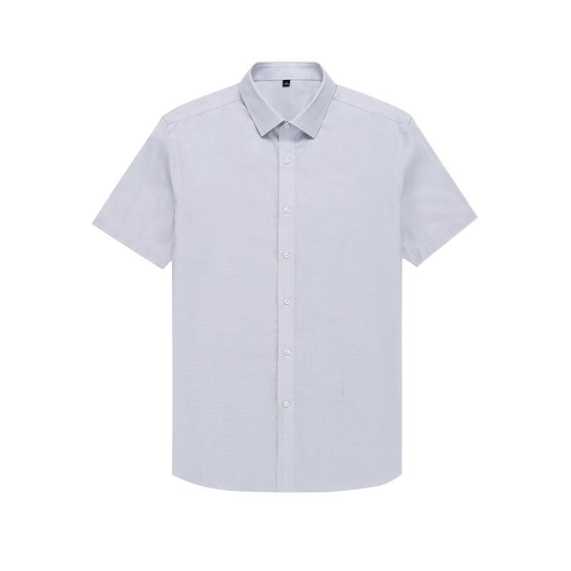 Ready Ship Men's 100% Cotton Embroidered V-Neck Stand Collar Shirt Customizable Quick Dry Sustainable for Adults-Sizes 4XL 5XL - Image 5