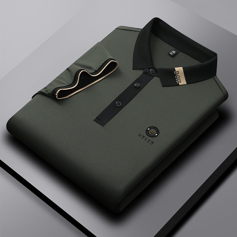 Custom Polo Shirts for Men Cotton Luxury Golf Plus Size T Shirts Summer Oversized Branded Wholesale - Image 4