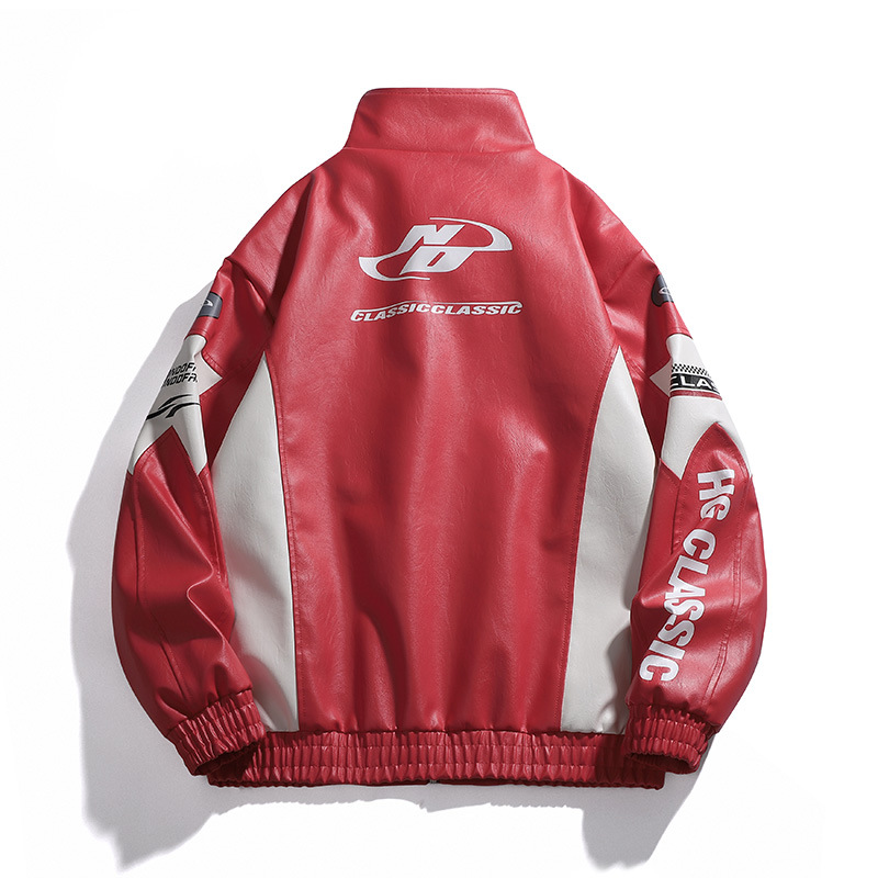 Men's High Quality Casual PU Leather Winter Coat with Heated Wool Long Motorcycle Jacket Zipper Closure OEM Service Available - Image 4