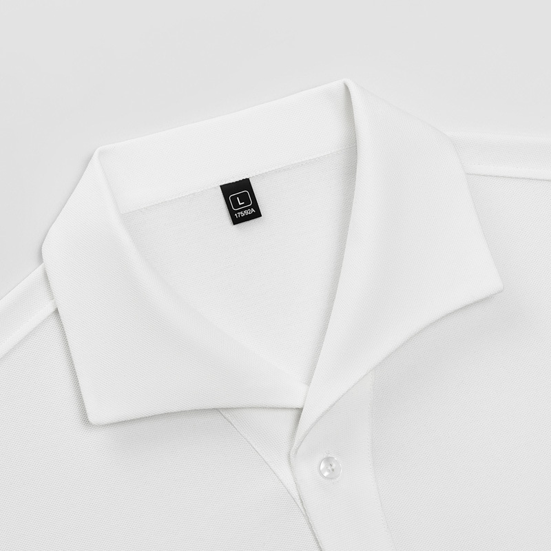 2024 Summer New Men's for POLO Shirt Internet Popular Solid Color Short-Sleeved Casual Business All-Match Short Length Golf Blan - Image 4