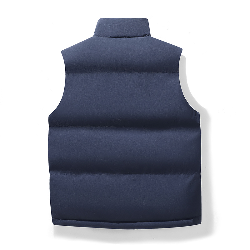 2024 New Stock Men's Graphene Fever 908 Casual O-Neck Waterproof down Vest 683 Black Gold Outer Wear for Winter - Image 5